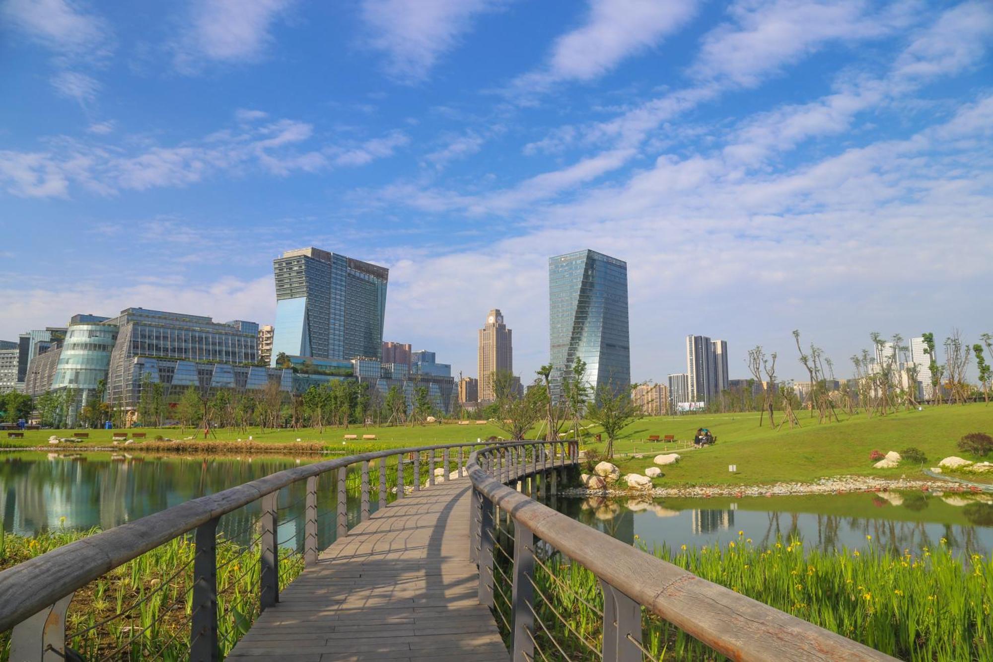 Holiday Inn Chengdu Century City-Westtower Esterno foto